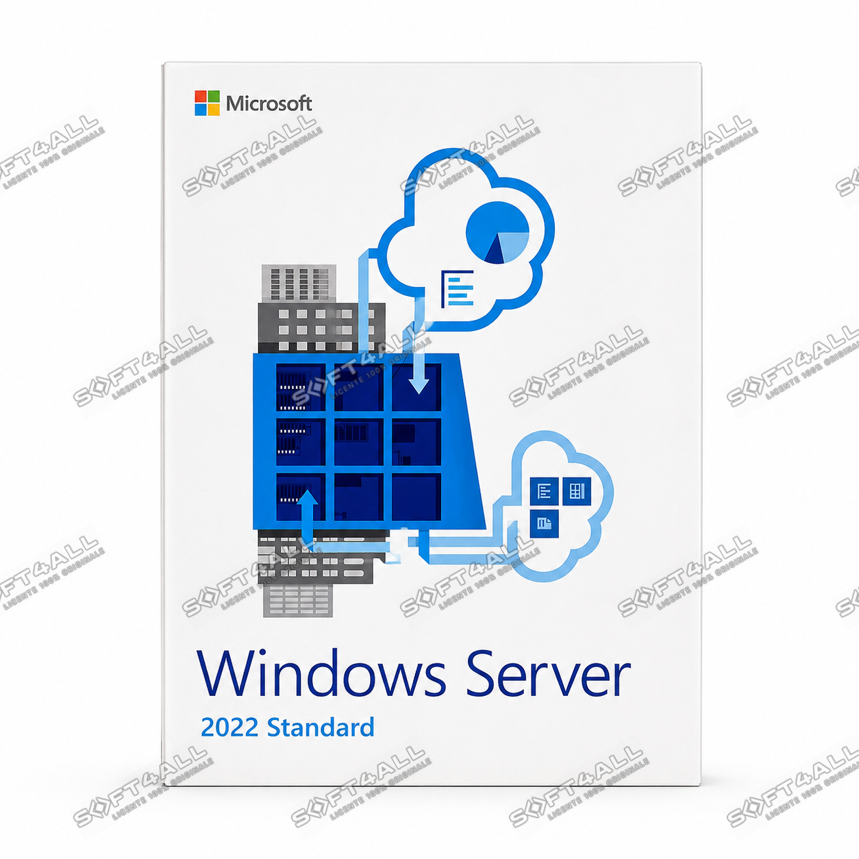 MICROSOFT Windows Server Standard 2022, 16 Cores, 5 Device CAL, Retail