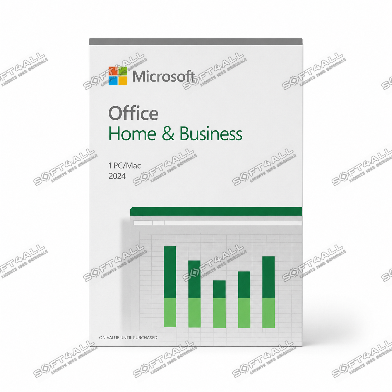 MICROSOFT Office 2024 Home & Business, 32/64 bit, All Languages, Retail