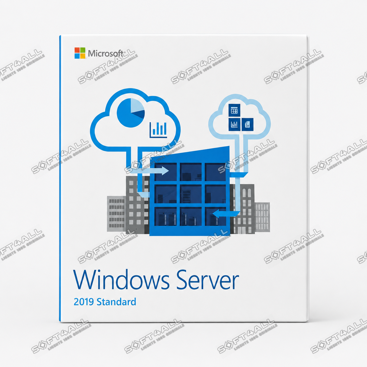 MICROSOFT Windows Server Standard 2019, 16 Cores, 5 Device CAL, Retail